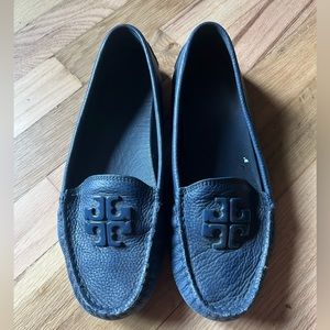 Tory Burch Navy Loafers - size 8